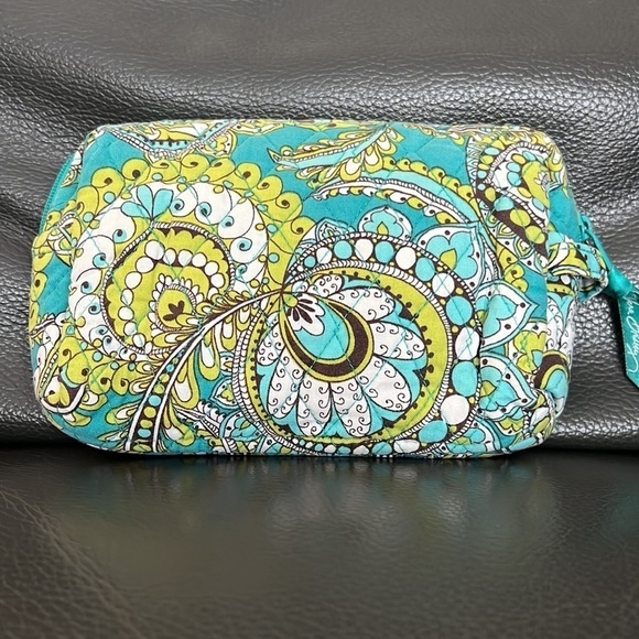 Vera Bradley Cosmetic Bag - Peacock - Picture 2 of 10